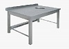 Стол производственный СПС-122/907 Лев/Пр сбор отходов, 900*700*850
