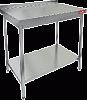 Стол производственный пристенный с бортом и полкой HICOLD НСО-9/6БП