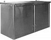 Полка технологическая ПТд 600*400*600 нерж., промежут. полка, двери расп., задняя стенка нерж.сталь
