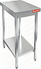 Стол нержавеющий разделочный центральный с полкой HICOLD НСО-7/6П
