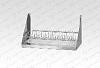 Полка для сушки посуды ПСП - 1000*300*180 "Base", цинк, сетка "тарелки" (поддон)
